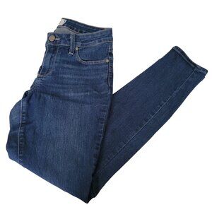 Paige Verdugo Ankle Jeans Womens Size 27 Skinny Low Rise Dark Wash Denim Pants